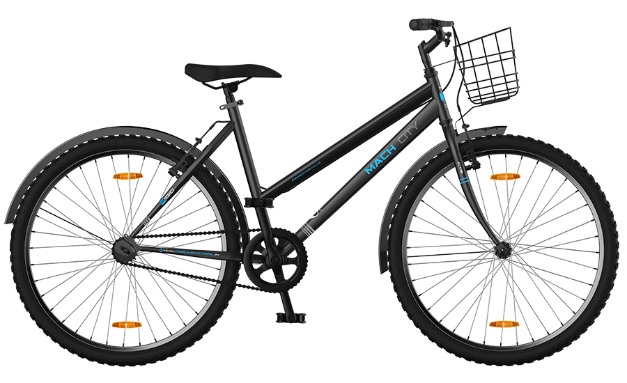 mach city ibike single speed large matt black